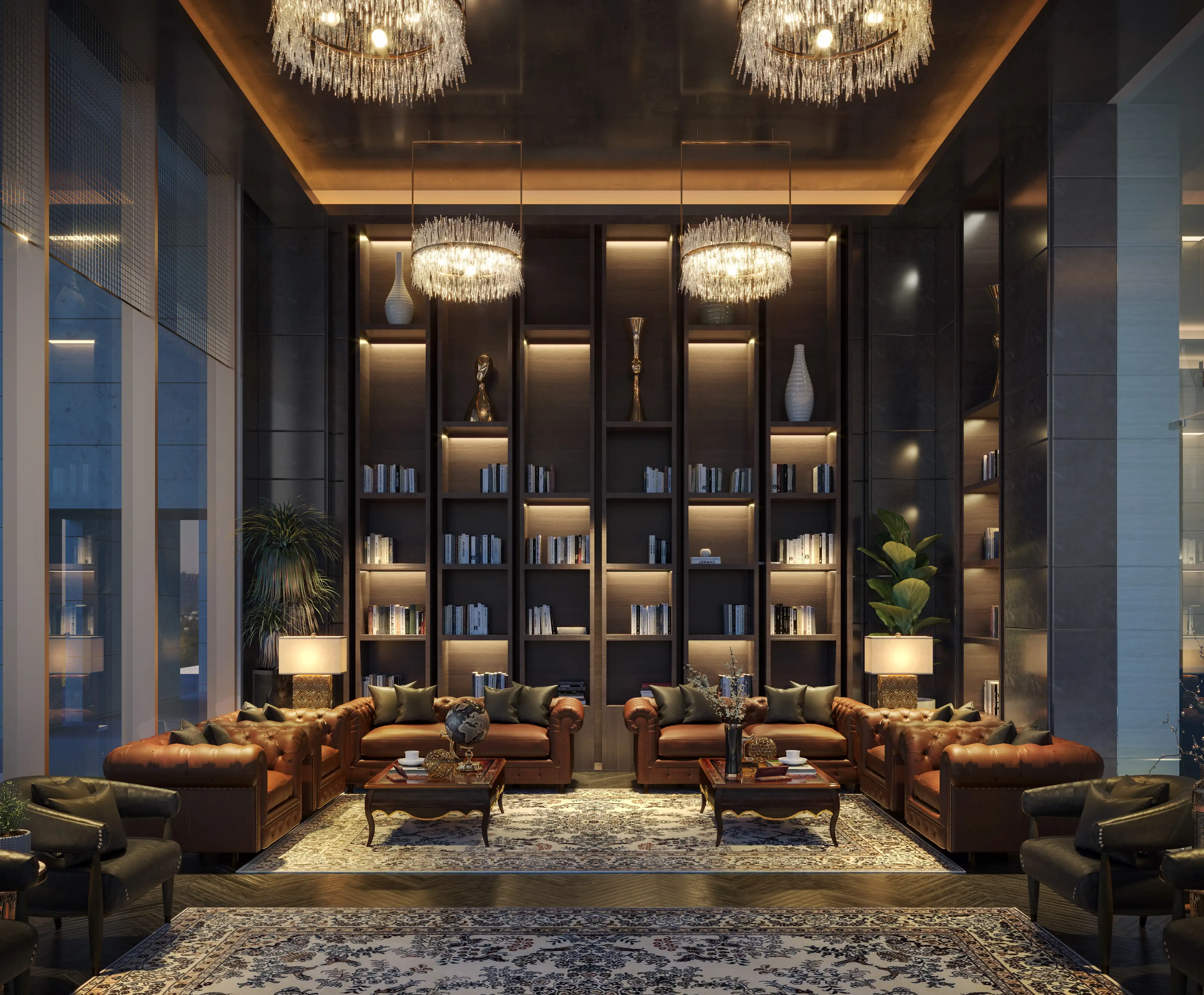Godrej Connaught One curated lounge